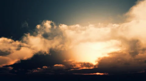 Sky evening evil sun 02  3D Stock Footage 36086252