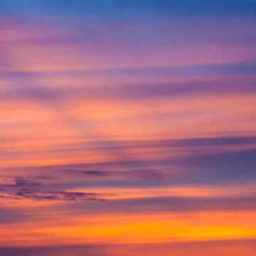 Sky in the evening. Stock Photos