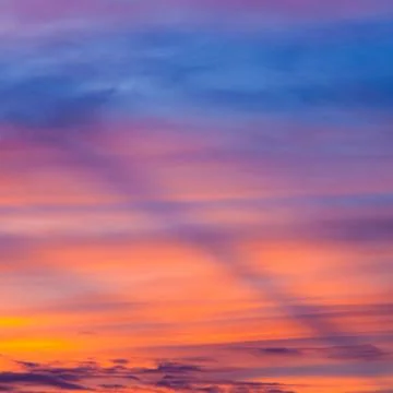 Sky in the evening. Stock Photos