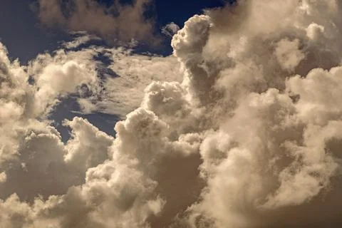 Sky filled with cloud. Overcast scene. Cloudy sky view. Cloud drifting. Cloudy Fotos Stock