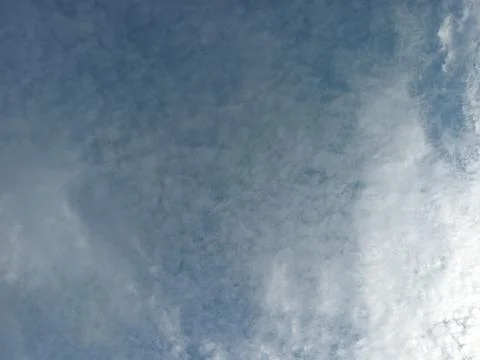 Sky Filled with Cloudlets Stock Photos