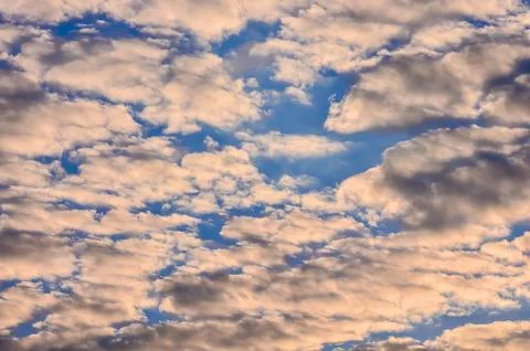 The sky is filled with clouds, creating a moody atmosphere Stock Photos