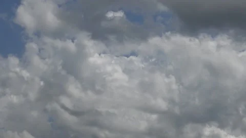 Sky filling up with dark clouds timelapse Stock Footage 159075189