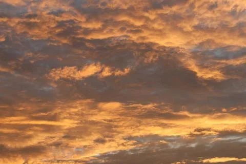 The sky is on fire Foto stock