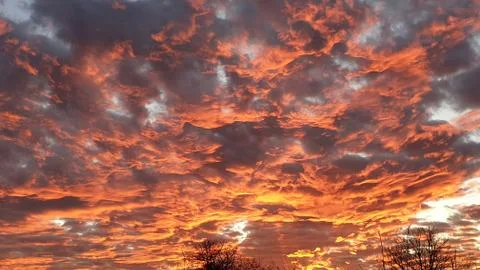 Sky on Fire6 Stock Photos