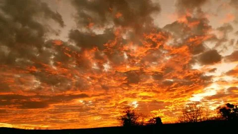 Sky on Fire8 Stock Photos