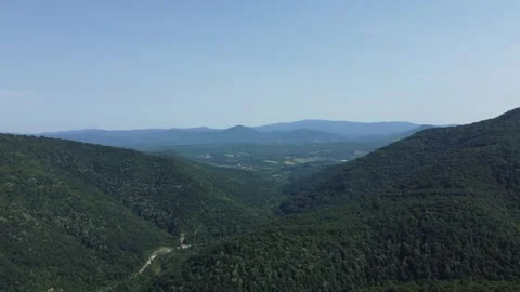 Sky fly over a mountains Stock Footage 277596212
