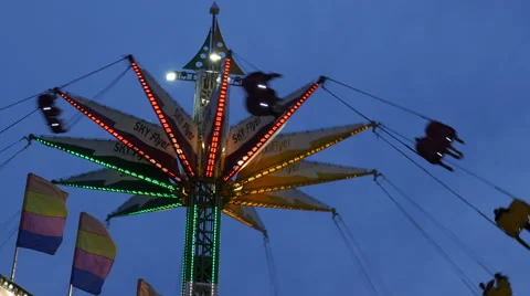 Sky Flyer At The State Fair 動画素材 51841116