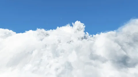 Sky flying through clouds background, se... | Stock Video | Pond5