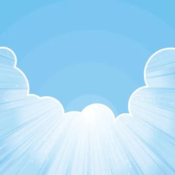 Sky frame Stock Illustration