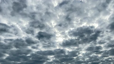 Sky Full of Altocumulus Clouds Stock Footage 231071368