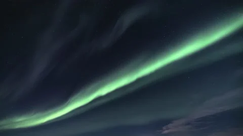 Sky full of auroras dancing 6 動画素材 153406105