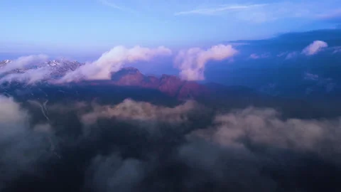 A Sky Full of Clouds  A Cinematic Drone View Video stock 316354778