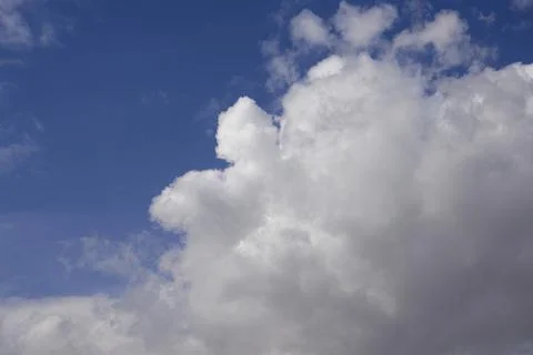 Sky full of dark white clouds Stock Photos