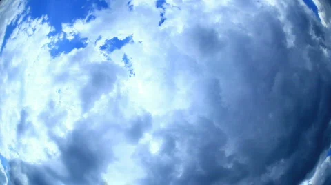 Sky is getting ready to rain. The clouds darken. Stock Footage 772997