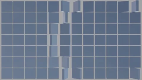 Sky Gradient Blocks flipping seamless looping background Stock Footage 140962908