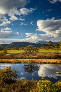 Sky on ground Stock Photos