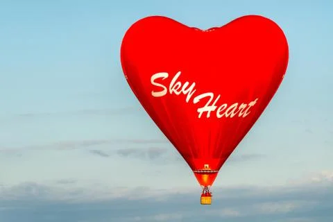 Sky heart Stock Photos