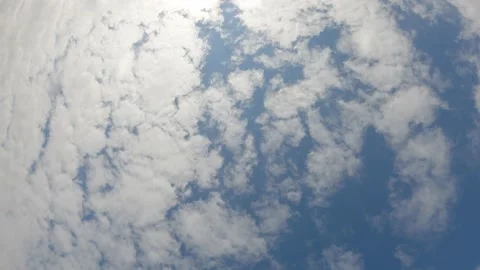 Sky heaven cloudscape blue clouds gray wide Stock Footage 163651135