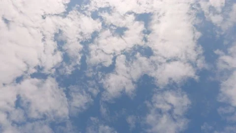 Sky heaven cloudscape blue clouds gray wide Stock Footage 163651142