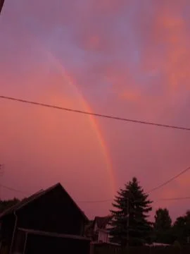 The sky in hell Stock Photos