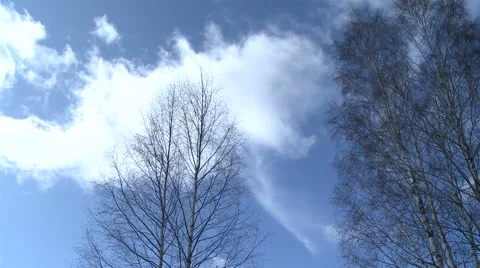 Sky landscape in Russia. Видео 68042549