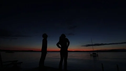 Sky Lantern Timelapse Stock Footage 77938224