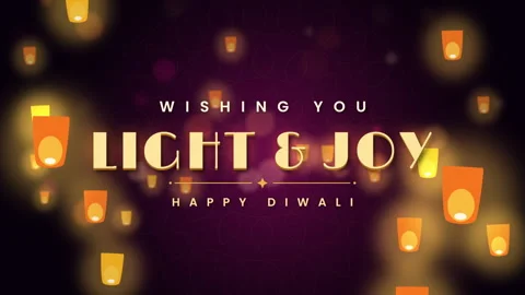 Sky Lanterns Diwali full frame Animation Stock Footage 348213047