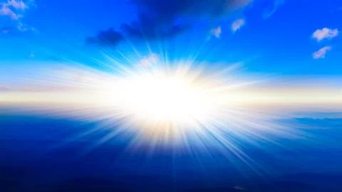 Sky light horizon Stock Photos