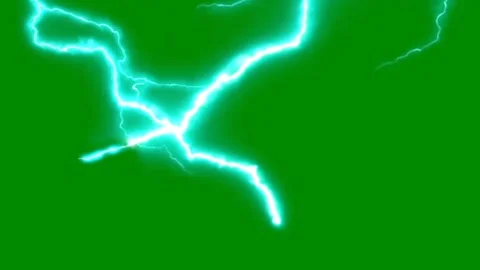 Sky Lighting Before Rain 4K Overlay Green Screen Background Stock Footage 289914261