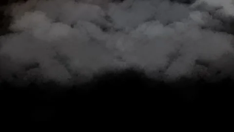 Sky lighting white animated clouds dark black screen overlay video 4k Stockbeeldmateriaal 289911316