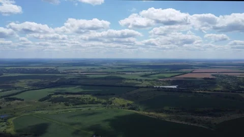 Sky line and horizon. Clouds in sky. Stock Footage 246227159