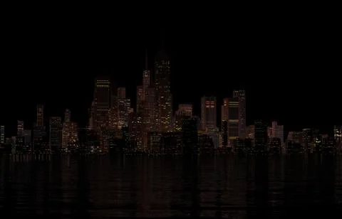 Sky-Line Stock Illustration