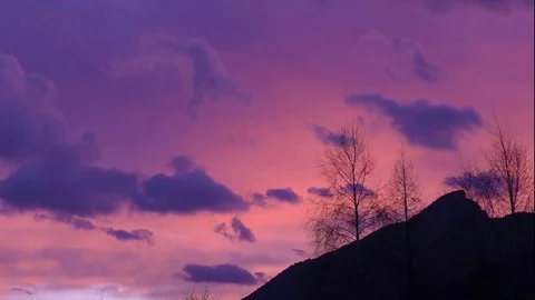 Sky in Mala Fatra Stock Footage 82808040