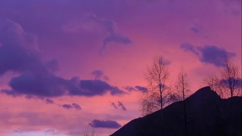 Sky in Mala Fatra Stock Footage 82808048