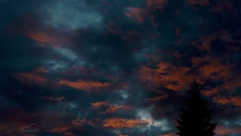 Sky in Mala Fatra Stock Footage 82808666