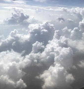 Sky many clouds Foto stock