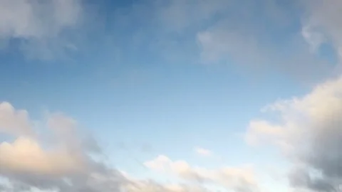 Sky with many heavy grey clouds timelapse Stock Footage 82988722