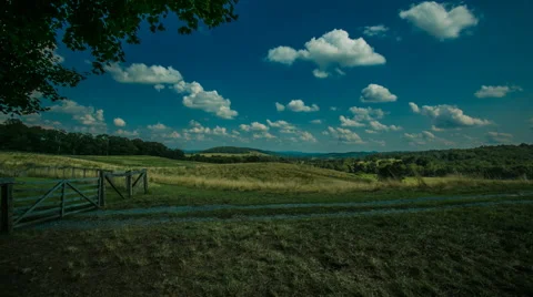 Sky Meadow Time Lapse [Pan, Tilt, Dolly] Stock-Footage 40381415