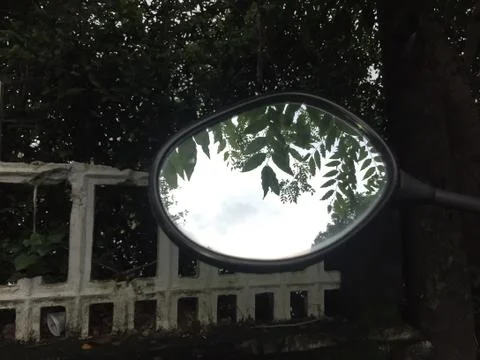 Sky in mirror Stock Photos