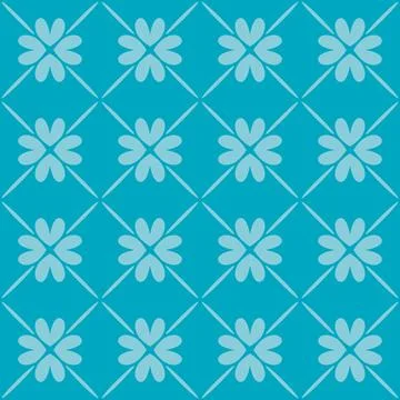 Sky monochrome floral pattern      Stock Illustration