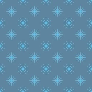 Sky monochrome tiny floral pattern Stock Illustration