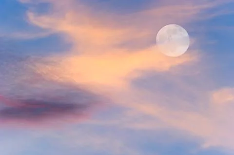 Sky Moon Stock Photos