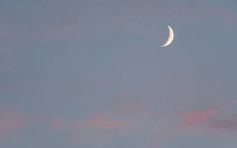 Sky with moon Foto stock