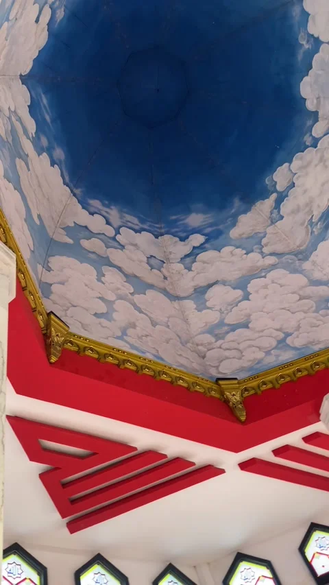 The sky in the mosque Video stock 218121968