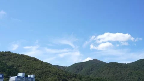 Sky mountain and cloud time lapse video Stock Footage 251435235