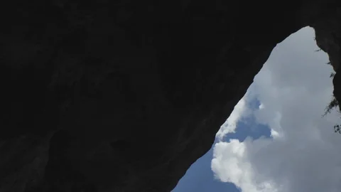 Sky mountain problems in the hole survival Stock Footage 102045225