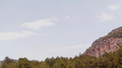The sky, mountains, forest Stock Footage 40574114
