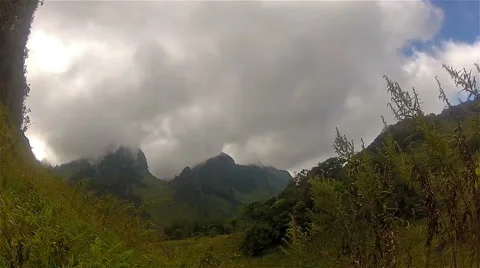 Sky in the mountains4 Stock Footage 49690473