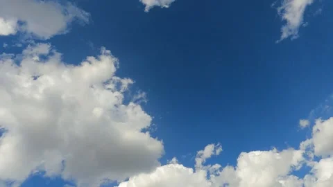 Sky with moving clouds Video stock 297201064